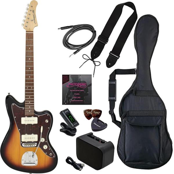 初心者/入門者セット Photogenic JM-220 3TS ジャズマスタータイプ