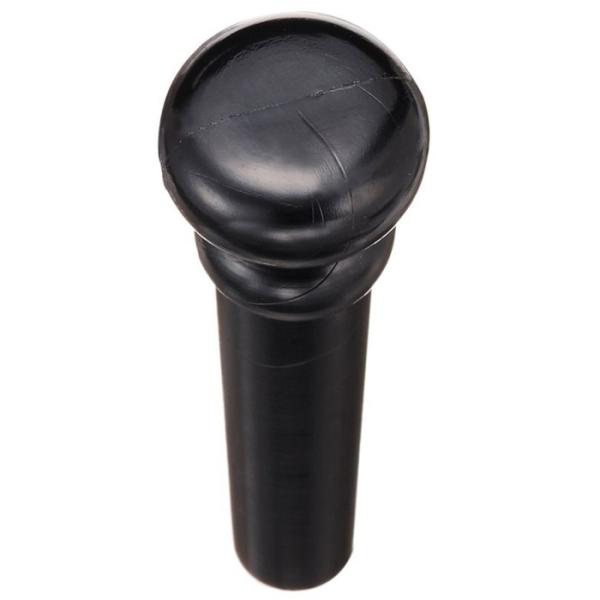 他サイト： SCUD F-0015 アコギ用ストラップピン/エンドピン プラスティック ブラック 点なし 1本の商品画像