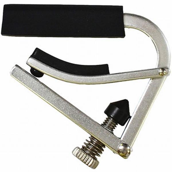 Shubb Lite Capo Ukulele L9 Silver シャブ ライトカポ ウクレレ用 :SHUBB-L9-SILVER:ギターパーツの店・ダブルトラブル 通販 SHUBB シャブ カポタスト ウクレレ用 軽量アルミ製 L-9 Silver シルバー L9 SL