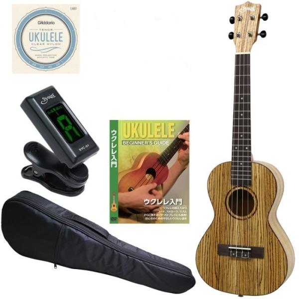 SҗpZbg S.Yairi YU-T-03ZW Tenor Ukulele Zebrawood SC ei[ EN [uEbh