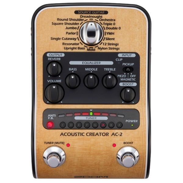 ★値下げ　Zoom AC-2 アコースティックプリアンプ ズーム(楽器) Zoom AC-2 Acoustic Creator ズーム