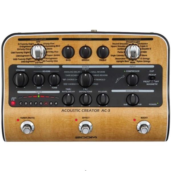 chori'i！！ZOOM ズーム AC-3 ギター用プリアンプ Amazon.co.jp: ZOOM ズーム AC-3 アコースティックギター用