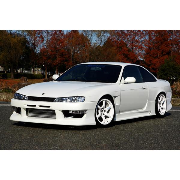 KAZAMA AUTO シルビア S14 後期 フロントバンパー : デュアルモード