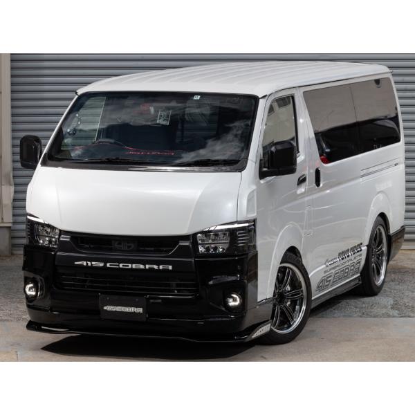ハイエース標準6型ボンネット　パールホワイト 415 コブラ ハイエース 200系 標準 1〜6型 バッドフェイス ボンネット