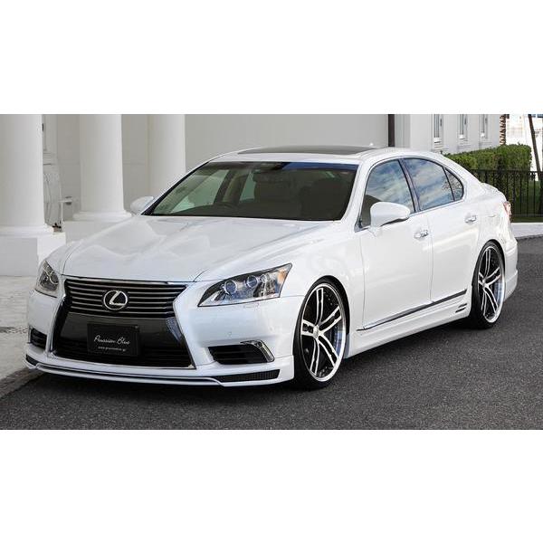 レクサス40系LS後期460 600hLフロントハーフスポイラーカラー077 エムズスピード レクサス LS 460/600h 40系 標準 後期 フロントハーフ