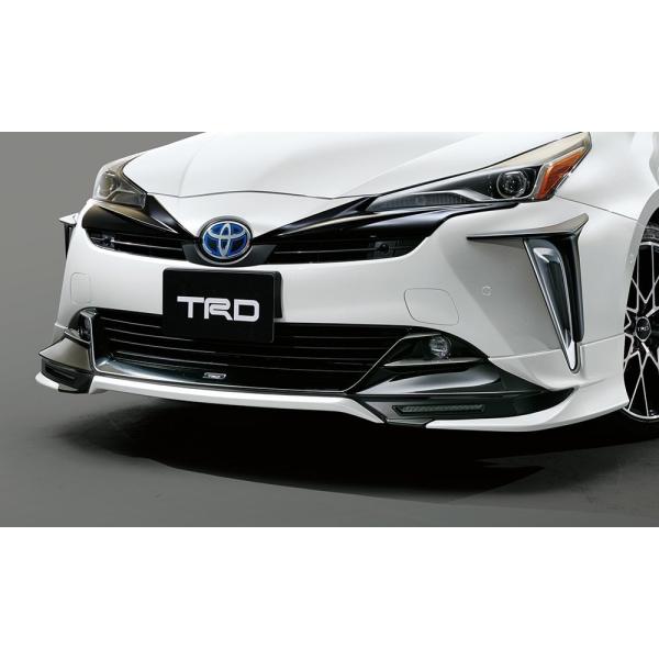 トヨタ プリウス ZVW50 ZVW51 ZVW55 TRDフロントスポイラー TRD プリウス ZVW50/ZVW51/ZVW55 後期 フロントスポイラー LED付 ICS無