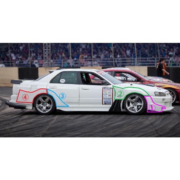 スカイライン　ER34 4ドア　ユーラス　左フロントフェンダー　手渡し限定 スカイラインER34 4ドアユーラス左フロントフェンダー手渡し限定