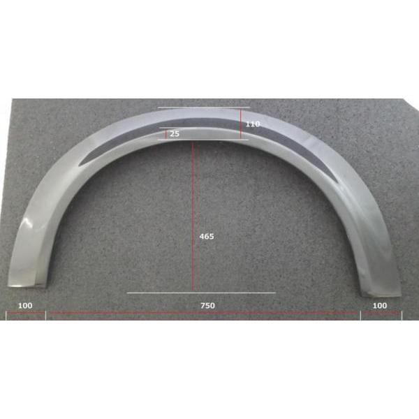 URAS ユーラス セミワークスフェンダー（逆反りタイプ） ユーラス 汎用セミワークスフェンダー (70mm逆反りタイプ) 2枚