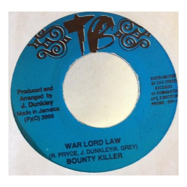 ジャマイカ7" Bounty Killer War Lord Law NONE True Blue Family /00080