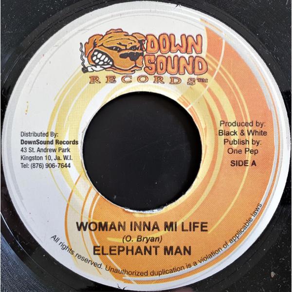 ジャマイカ7" Elephant Man / Harry Toddler Woman Inna Mi Life / Love Her 4 Ever NONE Down Sound Records /00080