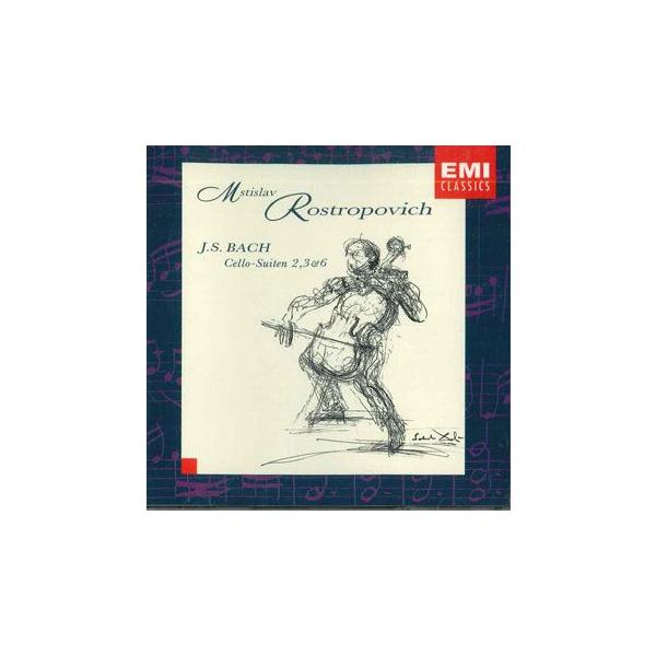 蘭CD Mstislav Rostropovich Bach Cello Suites 2, 3 &amp; 6 724355536525 EMI CLASSICS /00110