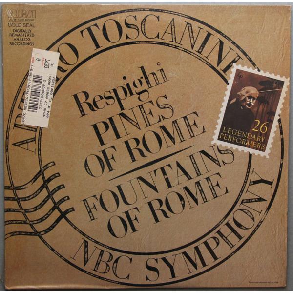 米LP Respighi / Toscanini Conducting NBC Symphony Orchestra Pines Of Rome Fountains Of Rome AGM15226 RCA GOLD SEAL /00260