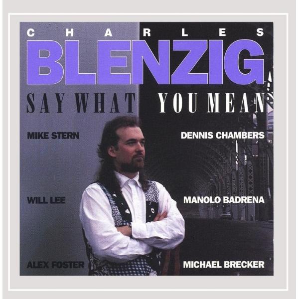 米CD Charles Blenzig Say What You Mean BW2009 Big World Music /00110