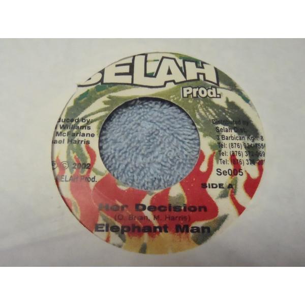 ジャマイカ7” Elephant Man / Terrible Act Her Decision / Terrible Storm SE005 Selah Prod. /00080