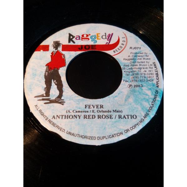 ジャマイカ7” Anthony Red Rose / Ratio Fever RJ071 Raggedy Joe Records /00080