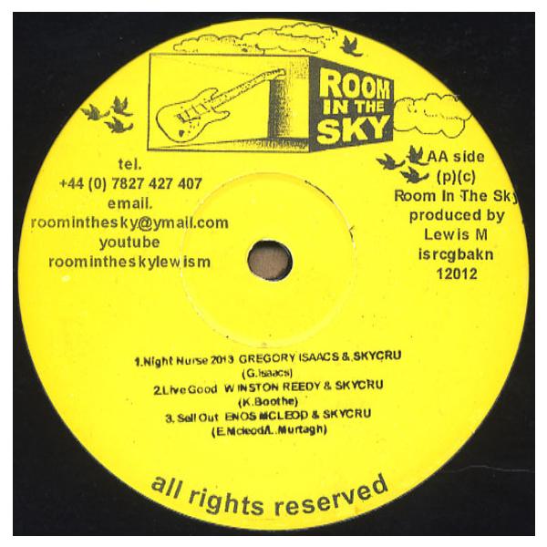 英12” Gregory Isaacs / Winston Reedy Night Nurse 2013 / Live Good / Sell Out / Move Alon MBX075 Room In The Sky /00250