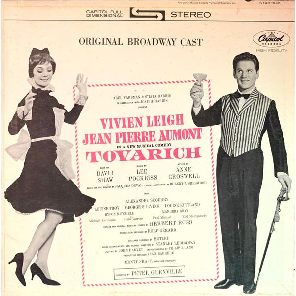LP Vivien Leigh Tovarich (Original Broadway Cast) STAO1940 CAPITOL US /00260