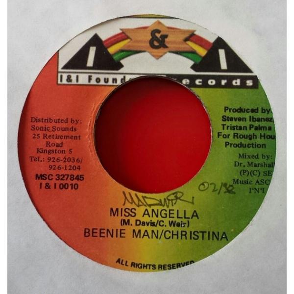 ジャマイカ7” Beenie Man / Christina Miss Angella I&amp;I0010 I &amp; I Foundation Rec /00080