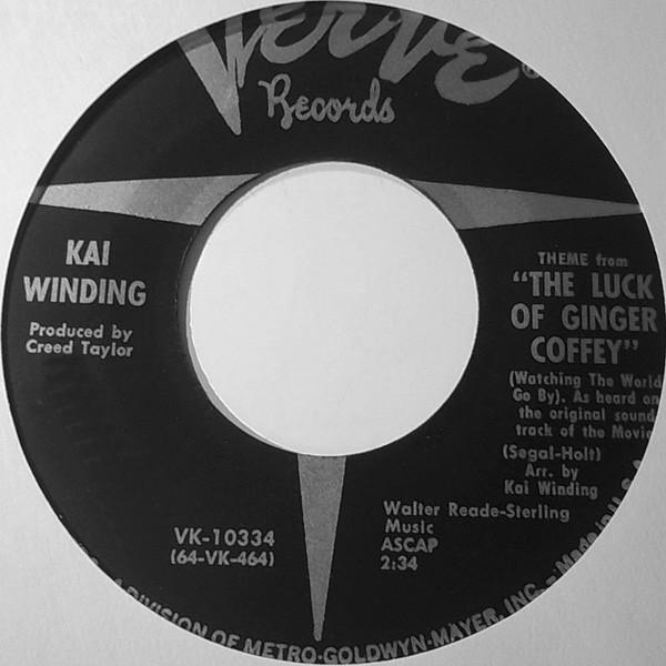 米7” Kai Winding Theme From ”The Luck Of Ginger Coffey” VK10334 Verve Records /00080