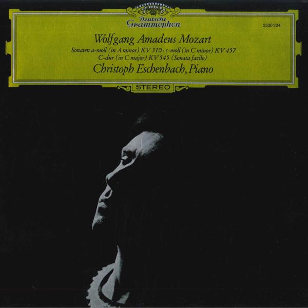 独LP Wolfgang Amadeus Mozart, Christoph Eschenbach Sonaten A-moll Kv 310 - C-moll Kv 457 - C-dur Kv 545 (Sonata Facile) 2530234 Deu
