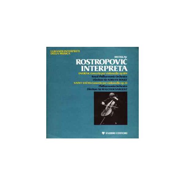 伊LP Mstislav Rostropovich Interpre Concerto Per Violoncello Op. 104 / Concerto Per Vio GIM05 Fabbri Editori /00400
