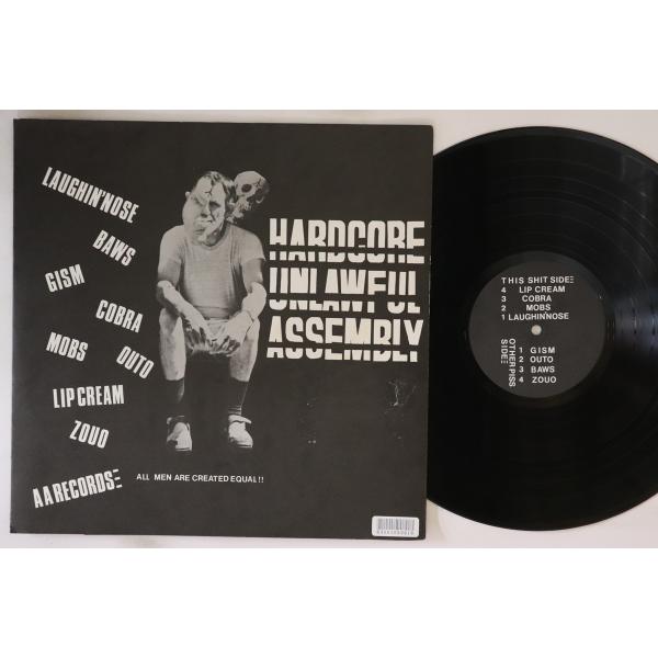 LP/GF Various, Gism, Lip Cream, Zouo Hardcore Unlawful AA004 LP/GF Various, Gism, Lip Cream, Zouo Hardcore Unlawful AA004
