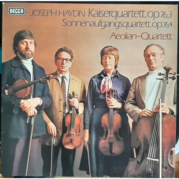 独LP Joseph Haydn - Aeolian String  Kaiserquartett Op. 76,3 / Sonnenaufgangsquartett Op 642315 Decca /00260