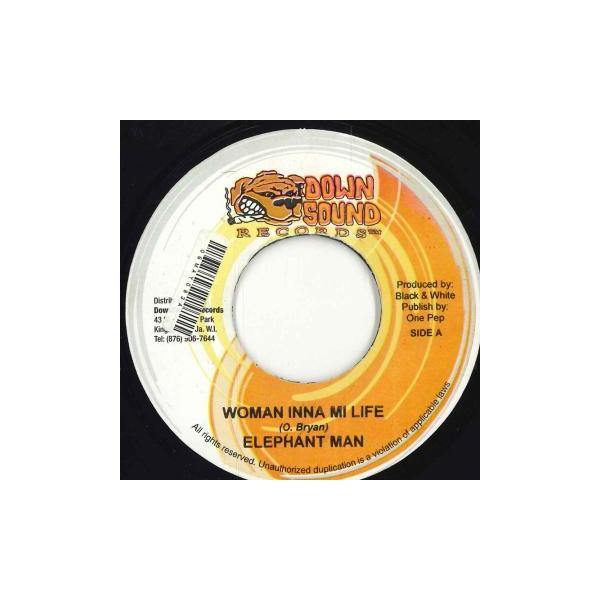 ジャマイカ7” Elephant Man / Harry Toddler Woman Inna Mi Life / Love Her 4 Ever NONE Down Sound Records /00080