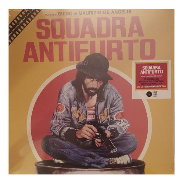 伊LP Guido &amp; Maurizio De Angelis Squadra Antifurto FLIES68 Four Flies Records /00260