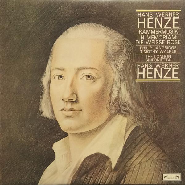 英LP Hans Werner Henze, Philip Lang Kammermusik / In Memoriam: Die Weisse Rose DSLO5 LOiseau-Lyre /00260