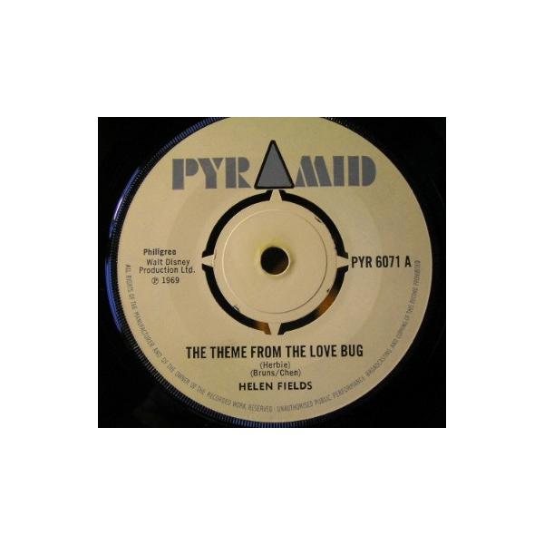 英7” Helen Fields / Veriable Reluct The Theme From The Love Bug (Herbie) / Blow In My E PYR6071 Pyramid /00080