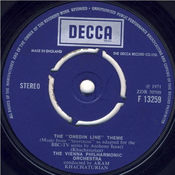 英7” Wiener Philharmoniker The ”Onedin Line” Theme F13259 Decca /00080