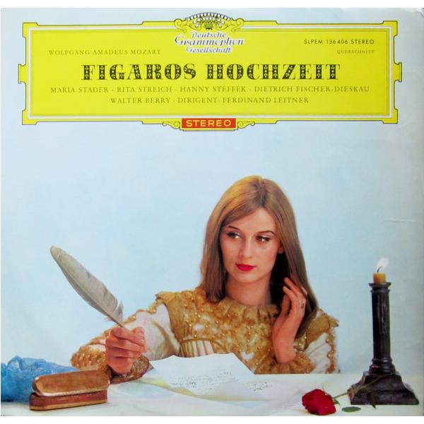 LP Wolfgang Amadeus Mozart , Berl Figaros Hochzeit (Querschnitt) 136406 Deutsche Grammophon /00260