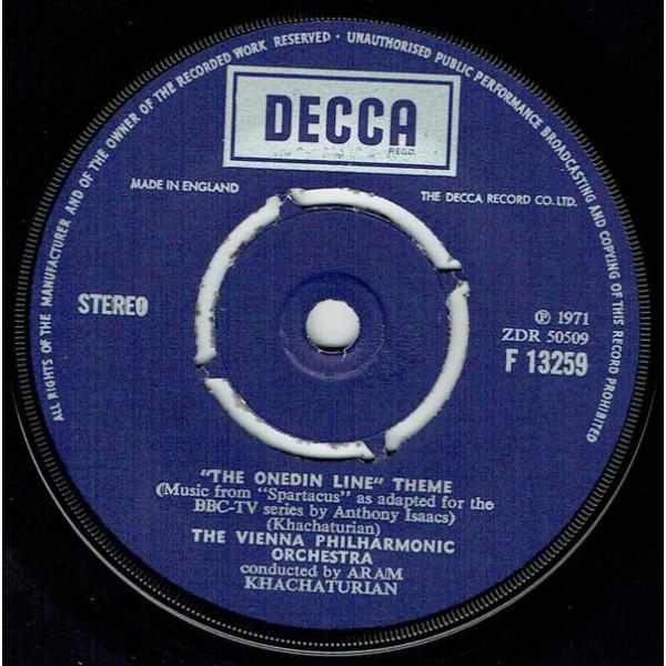 7” Wiener Philharmoniker ”The Onedin Line” Theme F13259 Decca /00080