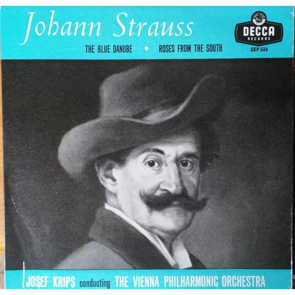 7” Johann Strauss Jr. Josef Kri The Blue Danube / Roses From The South CEP535 Decca /00080