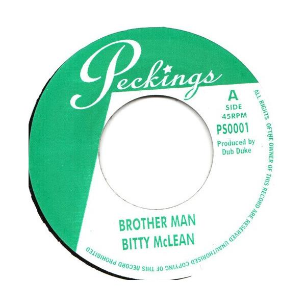 7” Bitty Mclean Brother Man / Sound Boy Killer PS0001 PECKINGS RECORDS /00080