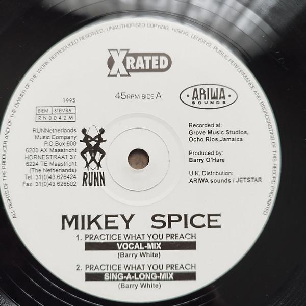 12” Mikey Spice Practice What You Preach RN0042M RUNNetherlands, Ariw /00250
