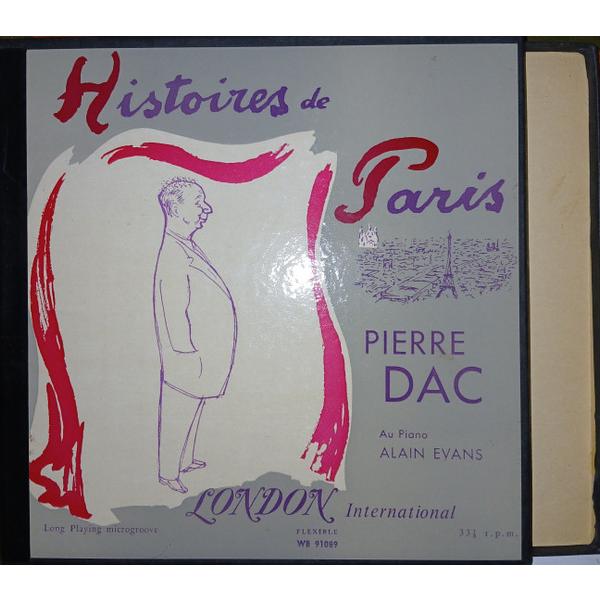 10” Pierre Dac Histoires De Paris WB91089 London Records /00200