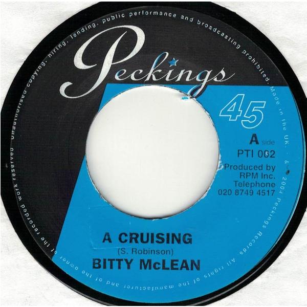 7”インチレコード Bitty McLean A Cruising / Baby Tonight NONE Peckings Records /00080
