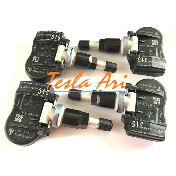 人気アイテムTesla Model S/X/3 テスラ 空気圧センサー4個set TPMS モデルS(2014-2021) モデルX(2016-2021) モデル3(2019-2020) 純正品 1038978-00-A 日本国内仕様