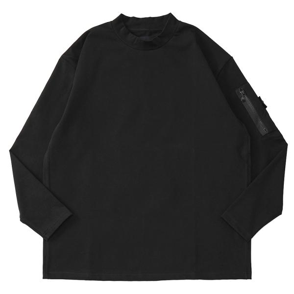 ジュンハシモト JH+ SIDE ZIP MOCK NECK 黒 サイズ3 due-online_1102320032bk
