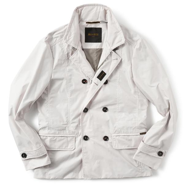ムーレー MooRER 中綿ジャケットNABUCCO ナブッコ ダブルブレスト ムーレー ジャケット メンズ 撥水 ポリエステル ダブルブレスト