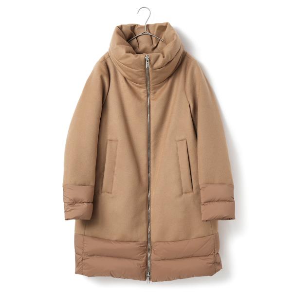 MOORER（ムーレー） SORAYA-LE ウール・カシミヤ 切り替えダウンコート