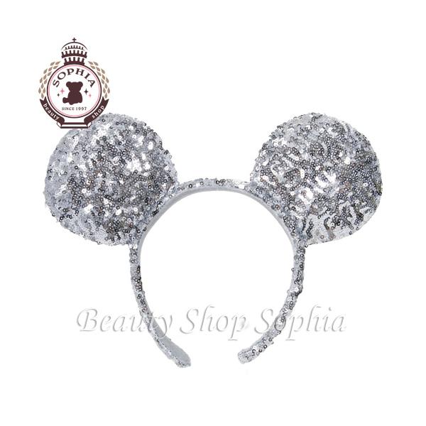 ミッキーマウス カチューシャ シルバー スパンコール ディズニー グッズ お土産 東京ディズニーリゾート限定 Disney ビューティーショップソフィア 通販 Yahoo ショッピング