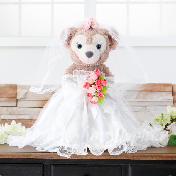 ダッフィー シェリーメイ ウェディングドレス タキシードセット ぬい