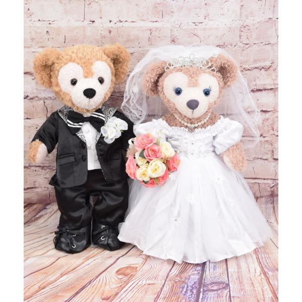 ダッフィー シェリーメイ おもちゃ ダッフィーコスチューム通販アリス ウエディングドレス 燕尾服 Sサイズ用 No 73 Sサイズ用 本体無 ぬいぐるみ コスチューム