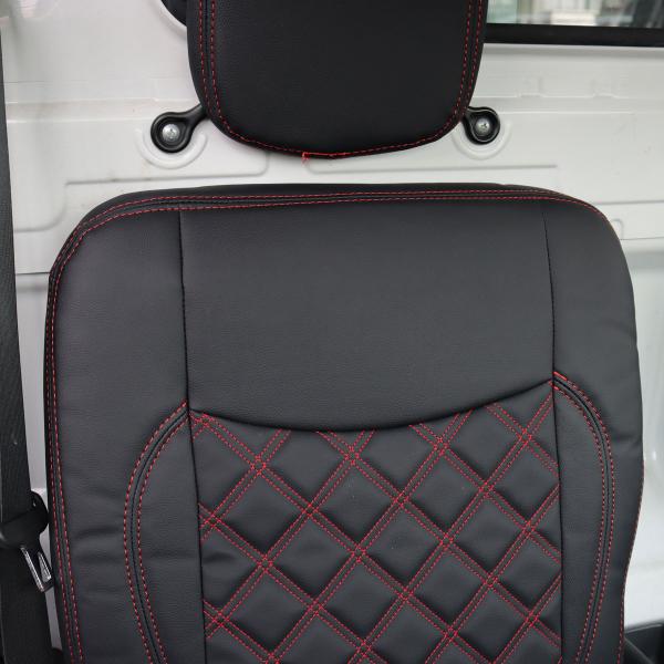 キャリイ キャリィ シートカバー レッドステッチ 運転席側 ステッチ おしゃれ 農作業 滑り止め キャリー DA16 DA16T