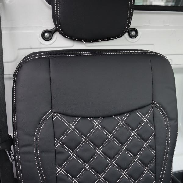 キャリイ キャリィ シートカバー ホワイトステッチ 運転席側 ステッチ おしゃれ 農作業 滑り止め キャリー DA16 DA16T