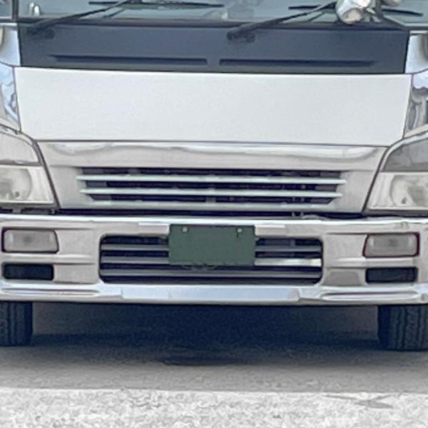 三菱ふそうキャンター、メッキフロントグリル、ワイド用 楽天市場】ふそう ジェネレーション キャンターワイド用 オール