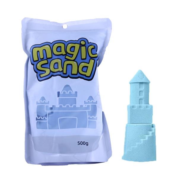 【商品詳細】　　・メーカー名:OREZ　　・商品名:砂遊び 魔法の砂 マジックサンド 青色 500g　　・メーカー品番:ty-012　　・商品内容:マジックサンド 500g　　・カラー:ブルー(青色)　　・適正年齢:7歳以上　　・注意点:モ...